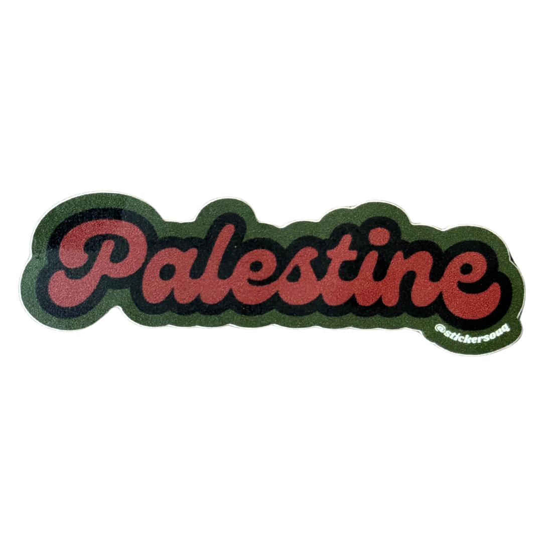 Retro Palestine Sticker